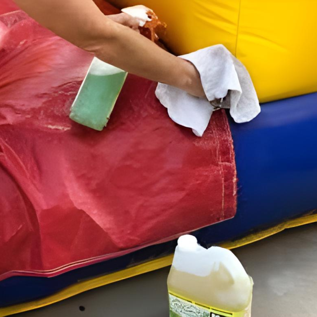 Clean and sanitized bounce house inflatable ready for delivery to a family event in Valdosta, Georgia