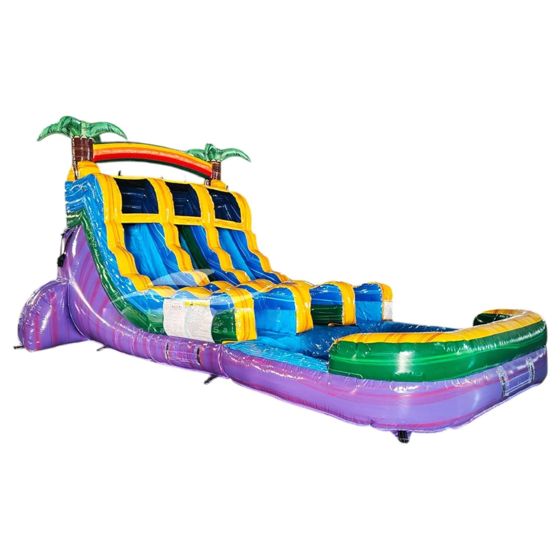 16' Island Dash Dual Lane Slide - $350